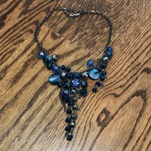Navy necklace